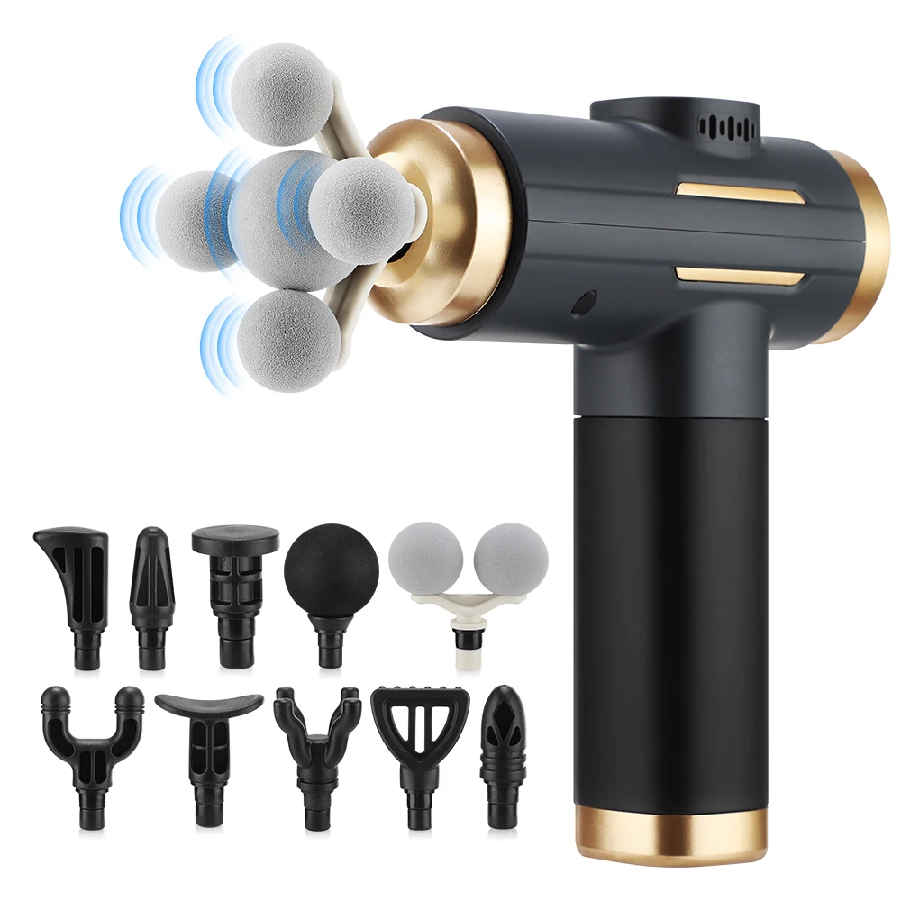 Electric Massage Gun Deep Tissue - Elektryczny pistolet do masażu mięśni z