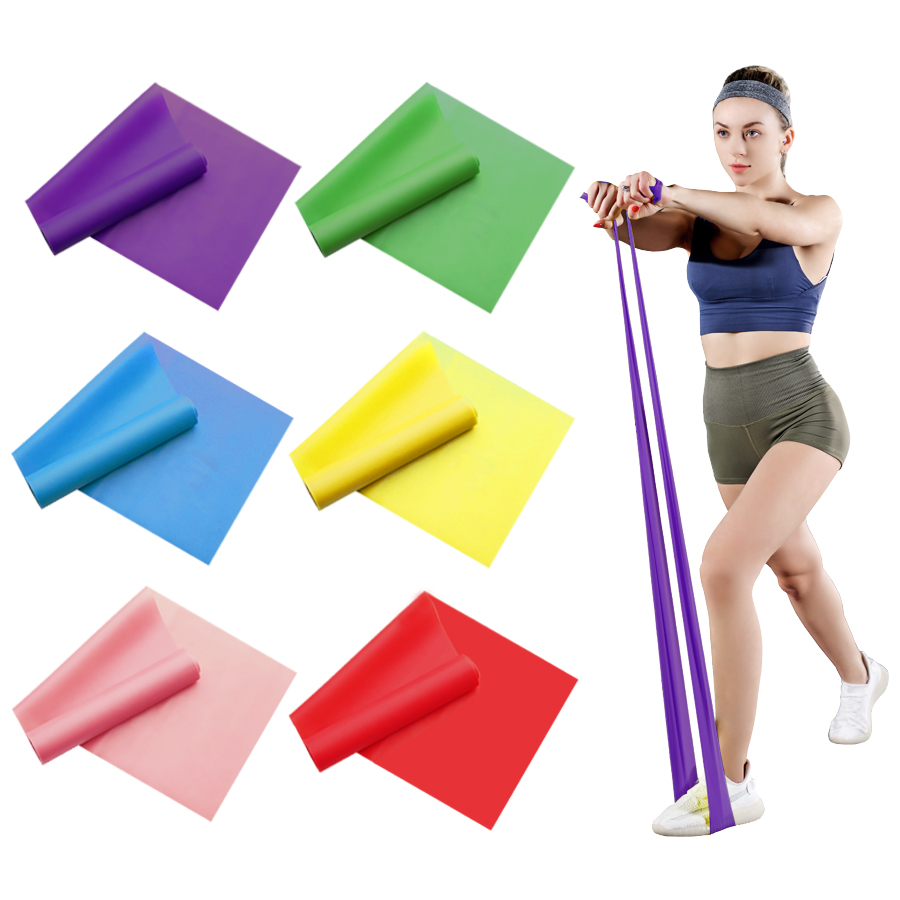 Pilates Bar Kit With Resistance Bands - Taśmy oporowe do jogi, pilatesu, fitnessu,