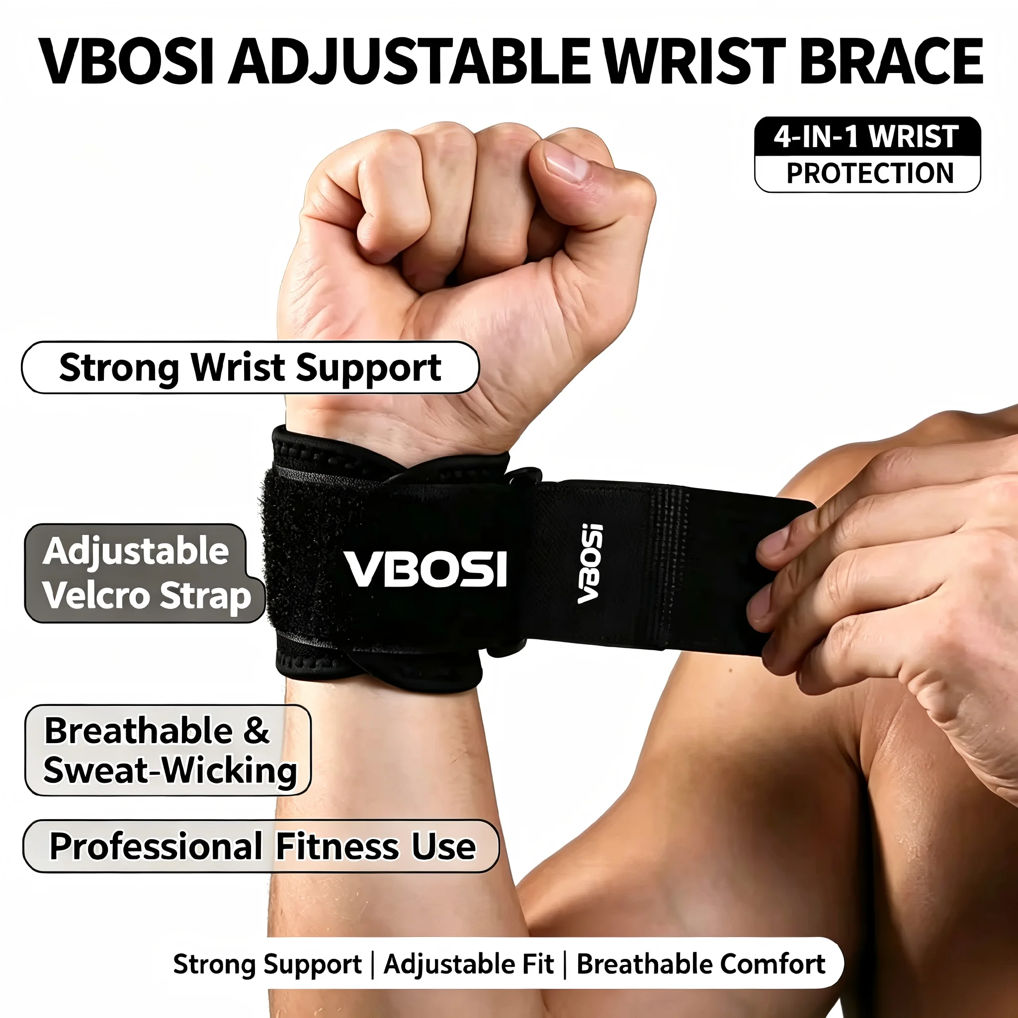 Profesjonalne oddychające owij – Wrist Wraps Weightlifting Support recenzja i cena